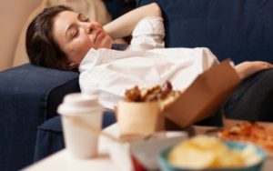 Laying Down After Eating